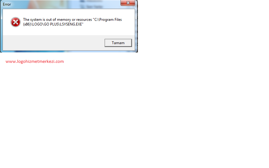 Out of Memory hatası