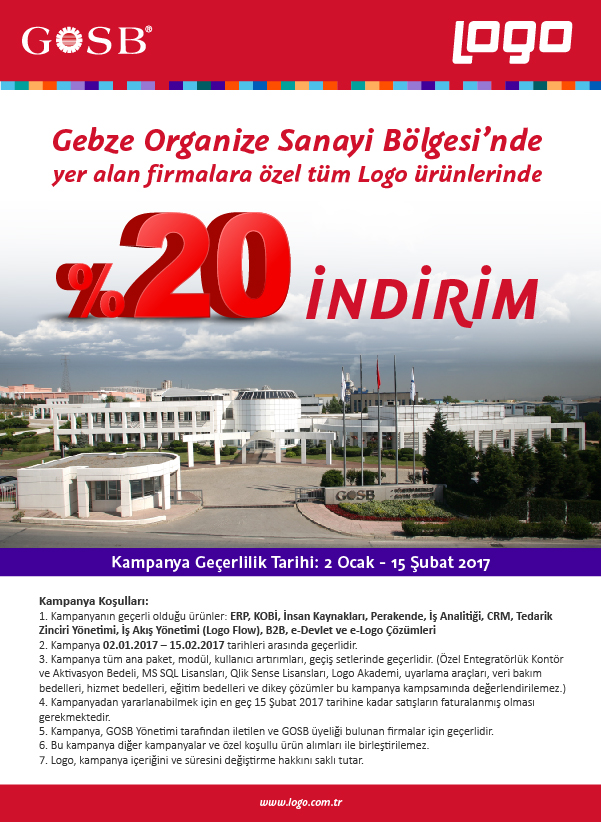 Logo Gebze Organize Sanayi Bölgesi Kampanya Logo Gebze Organize Sanayi Bölgesi Kampanya